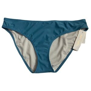 Hula Honey Dusty Blue Low Rise Hipster Bikini Swim Bottoms Extra Large XL